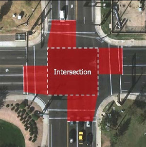 At an intersection with a four-way stop, which driver can go first?