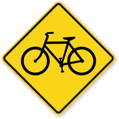 What does this bicycle sign mean?