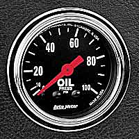 Normal oil pressure while idling is: