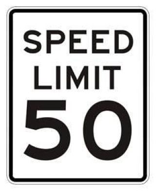 What does this speed limit sign mean?