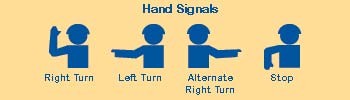 When must you give a signal either by hand, arm, or by signal device?