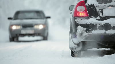 To make sure you're visible to other drives in heavy snow conditions keep your high beams on.