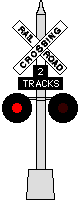 If the boomgates are down and the signals are flashing, at a railway level crossing, you may begin to cross when?