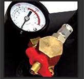 What is a supply pressure gauge used for?