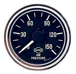 An air pressure gauge: