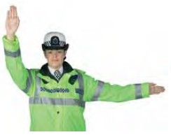 hand signal for driving test