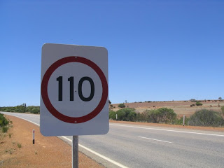 What do speed limit signs mean?