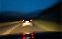 When driving at dusk, you should switch your lights on:
