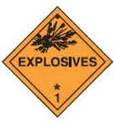 It is recommended that when hauling a load of Division 1.1, 1.2, 1.3 explosives to use the fuses instead of the warning triangles if in an emergency or breakdown.