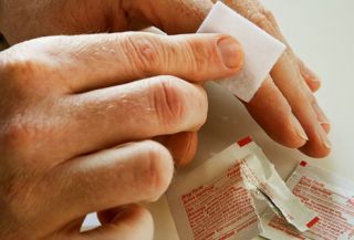 What should you have to clean wounds in your first-aid kit?