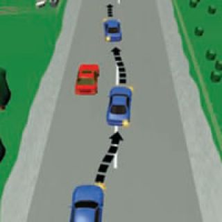 What is the least distance of clear road you MUST have in front of you when you have finished passing another vehicle?