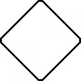 A sign with this shape means: