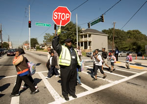 You must obey instructions from school crossing guards: