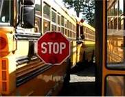 If equipped, make sure that the stop arm is mounted securely to the left front window of the school bus.