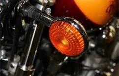 Motorcycle electric turn signals: