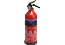 What type of fire extinguisher is required in the power unit of a placarded vehicle?