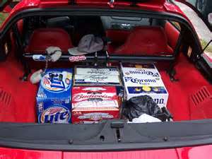 If you are transporting alcohol in your vehicle, it is best to keep it.