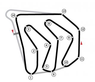 Which country is the Formula 1 Caesars Palace Grand Prix Circuit located?