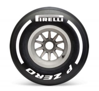 What are the white tires in F1?