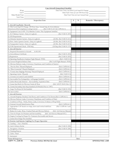 Which is true concerning required maintenance inspections? | FAA ...