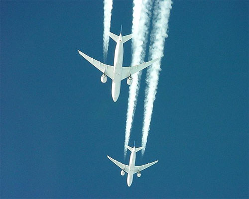 Which is true with respect to formation flights? Formation flights are ______.