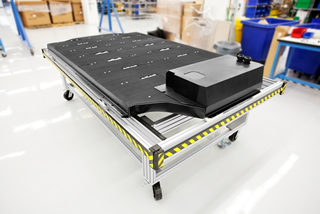 The Tesla Model S uses what kind of battery?