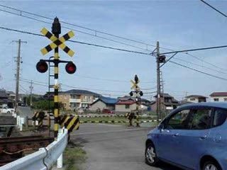 When crossing aÂ railwayÂ youÂ shouldÂ gearÂ downÂ so youÂ canÂ accelerateÂ quickerÂ ifÂ needed.