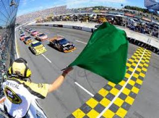 When does a NASCAR race start?