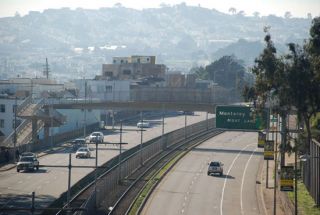 Which of the following statements about a freeway is NOT correct?