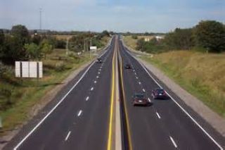 Which of the following are used as left-edge lines on divided highways?
