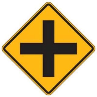 This intersection sign indicates: | US Drivers License Test Questions ...