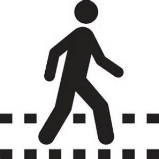 If a pedestrian is in a marked or unmarked crosswalk, you must: