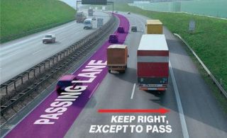 Drivers must use the left lane on a highway for:
