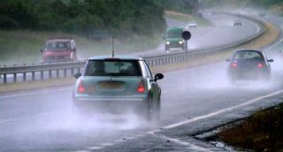 To handle hydroplaning, the best thing to do is: