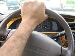 One-handed steering is best used when: