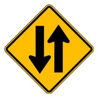 Lanes of traffic going in opposite directions are divided by:
