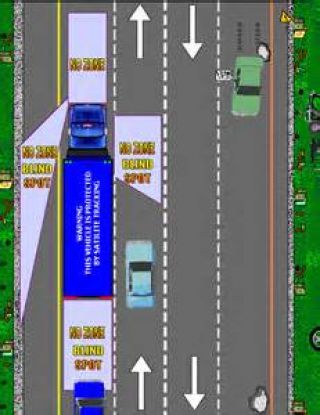 When passing a truck or a commercial motor vehicle, the passing car driver must watch for: