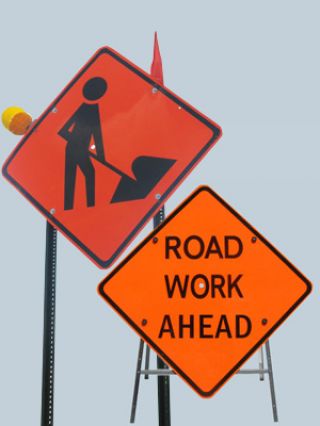 Which of the following is true about road work zones?