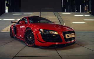 Which Autobot's vehicle for is an Audi R8?