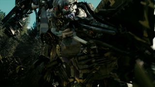 What is Starscream's vehicle form in Revenge of the Fallen?