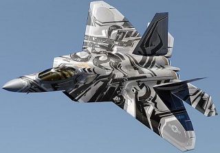 Which Decepticon's vehicle form is a Lockheed Martin F-22 Raptor in Revenge of the Fallen?