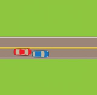 You are following another vehicle, but you might be a little too close. Which of the following is true about tailgating?