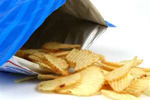 A bag of crisps says: I'll meet you on the parkway.