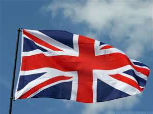 A British flag says: I shall meet you at the crossroads.