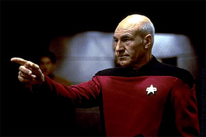 Patrick Stewart says: There is a bend in the road ahead!