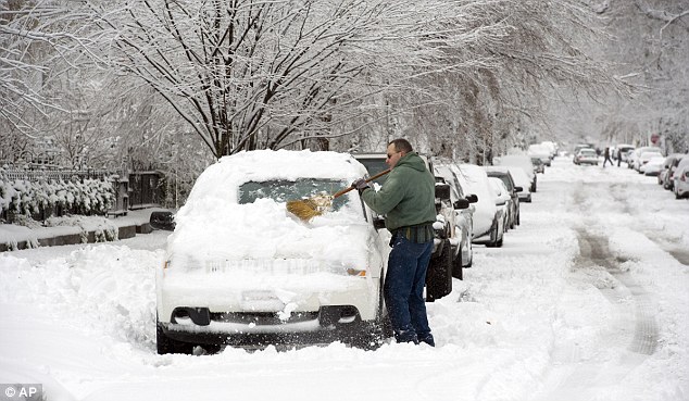 Which windows do you need to clean the snow off of in the winter?