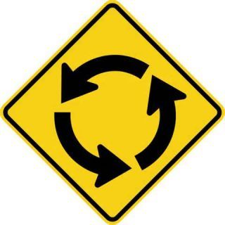 What does this circular arrow sign mean?