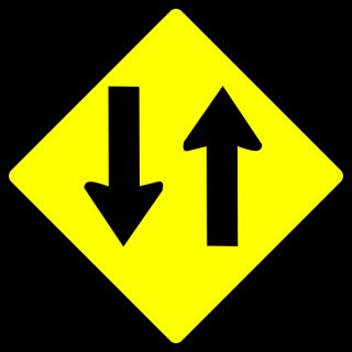 This yellow warning sign indicates: